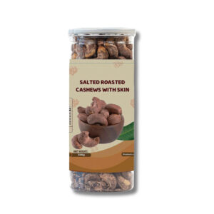 Packing in Plastic Jar 500g - Salted Roasted Cashews With Skin